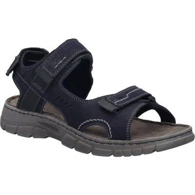 Image of Josef Seibel Walking sandals, Men&#039;s, Size: 7.5, Indigo kombi Leather