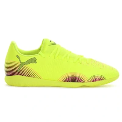 Image of Puma Unisex&#039;s Future 8 Play It Soccer Shoe, Yellow Alert Black Sun Struck, 9.5 UK