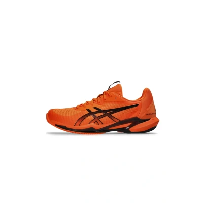 Image of Asics Solution Speed FF 3 CLAY Court Tennis Shoes Shocking orange black Trainers, Men&#039;s, Size: 11.5, Synthetics
