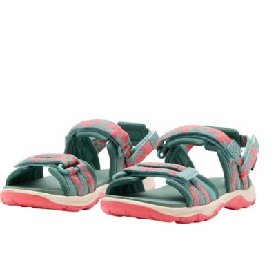 Image of Jack Wolfskin 2 IN 1 Unisex Walking sandals for kids, Size: 3.5, Soft jade Textile/synthetics