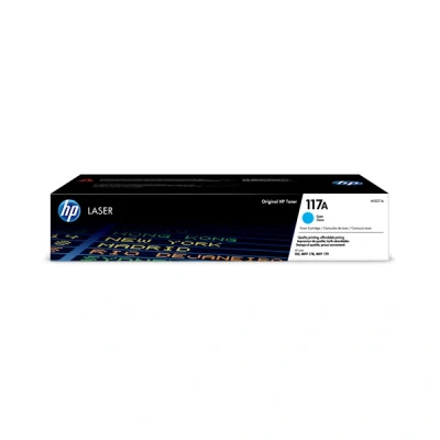 Image of HP W2071A 117A Original Laser Toner Cartridge, Cyan, Single Pack