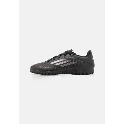 Image of adidas Performance F50 CLUB TF Astro turf trainers, Men&#039;s, Size: 6, Core black/iron metallic/gold metallic Synthetics