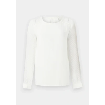 Image of Object Women&#039;s Objzoe L/S Top Noos Blouse, White (Gardenia Gardenia), 38
