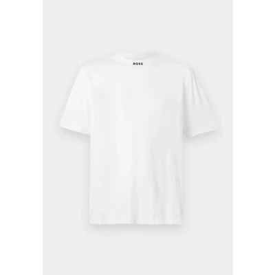 Image of BOSS TEE Collar ZONE Basic Tshirt, Men&#039;s, Size: Small, White