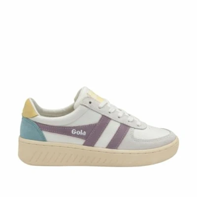 Image of Gola Grandslam Trainers, Women&#039;s, Size: 8, Blanc Synthetics
