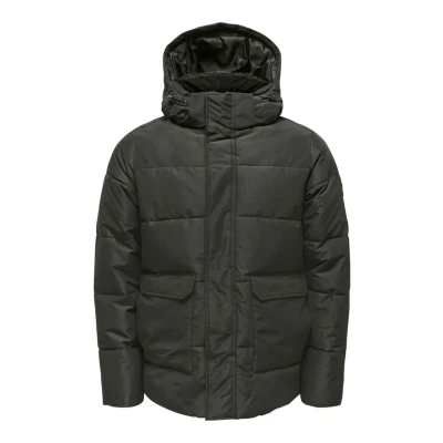 Image of Only &amp; Sons Winter jacket, Men&#039;s, Size: XL, Grau