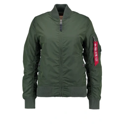 Image of ALPHA INDUSTRIES Women&#039;s Bomber Jacket, Sage Green, XS