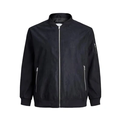 Image of Jack &amp; Jones Jjerocky Bomber Jacket Jet black, Men&#039;s, Size: Large, black