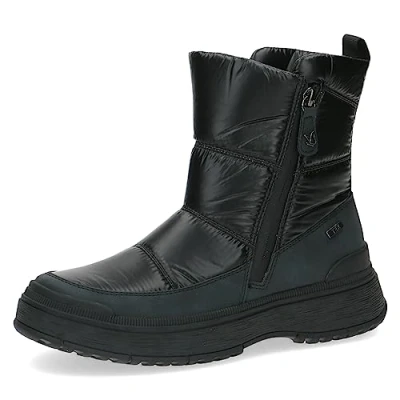 Image of CAPRICE Women&#039;s 9 26424 41 Mid Calf Boot, Black Comb, 7.5 UK