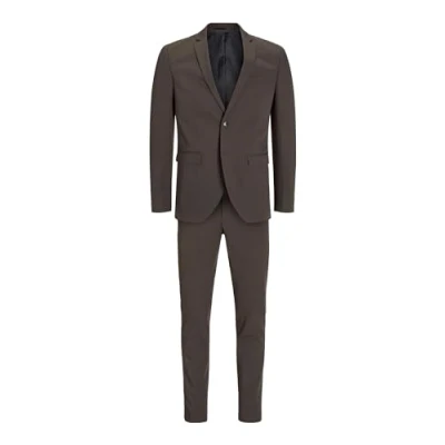 Image of Jack &amp; Jones Premium Franco Suit mulch, Men&#039;s, Size: 38R, Mulch