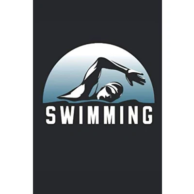 Image of Schwimmen Notizbuch: Notizbuch A5 Punktraster zum planen, organisieren und notieren