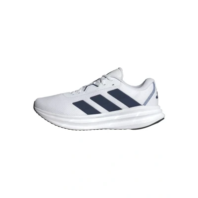 Image of adidas Performance Galaxy 7 Road running shoes, Men&#039;s, Size: 6, Cloud white/dark blue/core black shoes