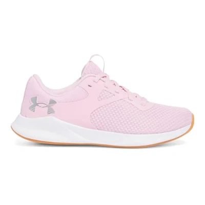 Image of Under Armour Charged Aurora 2 Training shoe, Women&#039;s, Size: 6, Prime pink/white/metallic silver Textile/synthetics
