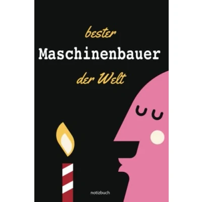 Image of Geschenk Maschinenbauer Notizbuch: Notizbuch als für den besten A5 / liniert 120 Seiten Tagebuch Terminplaner ... Mann zum Abschied Abschiedsgeschenk