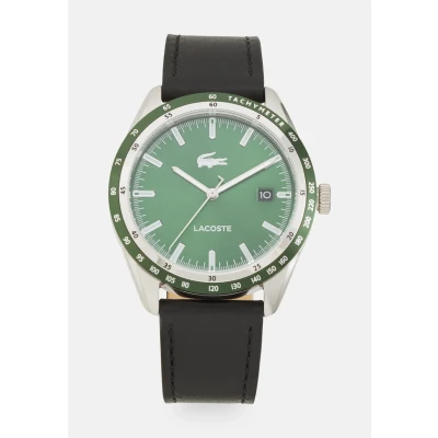 Image of Lacoste Everett Watch, Men&#039;s, Size: One Size, Black