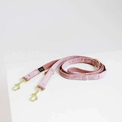 Image of Kentucky Dogwear Velvet Dog Lead 2 m Light Pink
