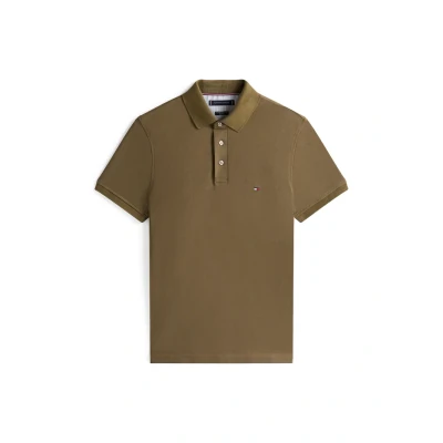 Image of Tommy Hilfiger SLIM Polo shirt, Men&#039;s, Size: Small, Khaki