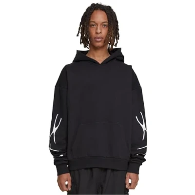 Image of Upscale by Mister Tee Collection Ultra Heavy Oversize HOO Hoodie, Men&#039;s, Size: Small, Black