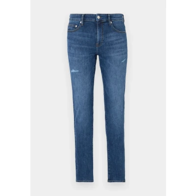 Image of Only &amp; Sons Onsloom Destroy Slim fit jeans, Men&#039;s, Size: 31x32, Dark blue denim