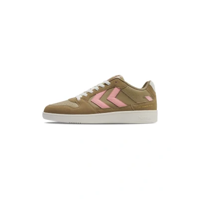 Image of Hummel ST. Power PLAY SP Unisex Trainers, Size: 5, Cornstalk shoes