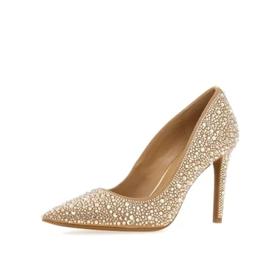 Image of Michael Kors Alina Classic heels, Women&#039;s, Size: 5, Pale gold High quality imitation leather