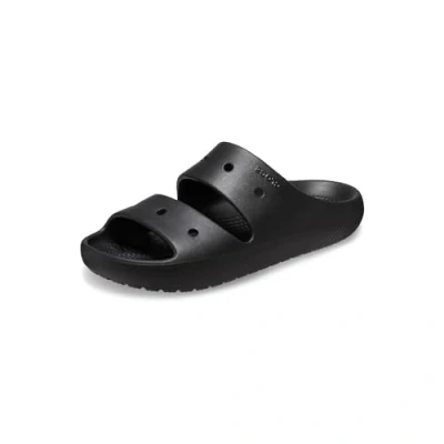 Image of Crocs Classic Unisex Pool slides, Size: M8/W9, Black Synthetics