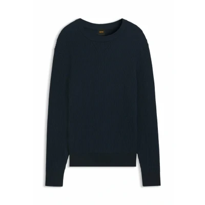 Image of BOSS Jumper, Men&#039;s, Size: XXL, Dark blue four