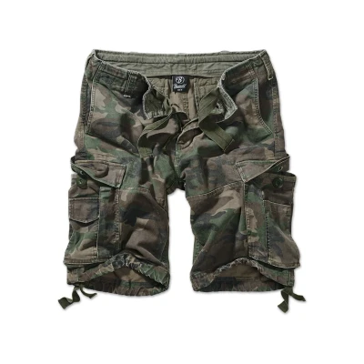 Image of Brandit Men&#039;s Vintage Shorts Basic Cargo, Woodland, 7XL