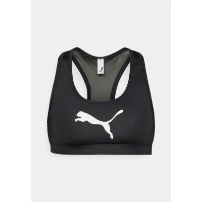 Image of Puma BRA Medium support sports bra, Women&#039;s, Size: XXL, Black