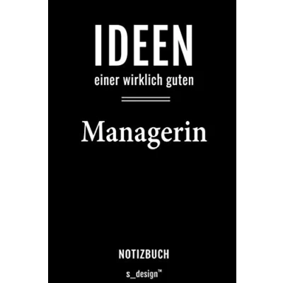 Image of Notizbuch für Manager/Managerin: Originelle Geschenk Idee [120 Seiten gepunktet Punkte Raster blanko Papier]