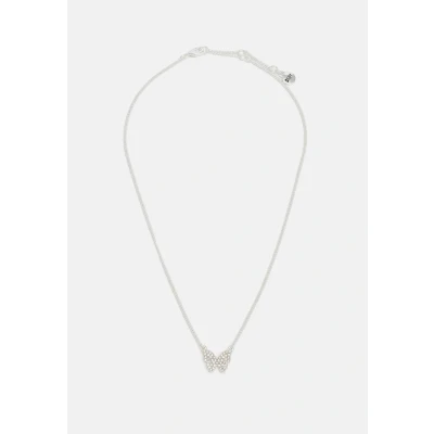 Image of DKNY Carded PAVE Necklace silvercoloured, Women&#039;s, Size: One Size, Silver coloured