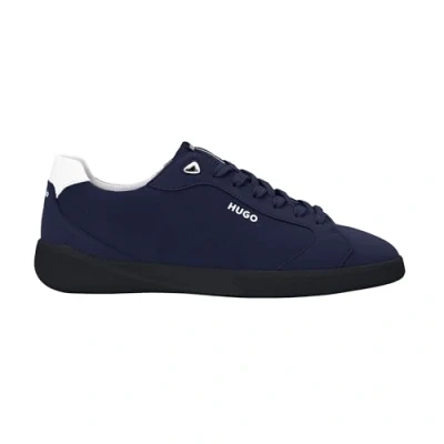 Image of HUGO Riven Trainers, Men&#039;s, Size: 6, Navy High quality imitation leather