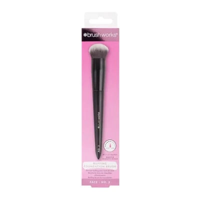 Image of brushworks No. 2 Buffing Foundation Brush