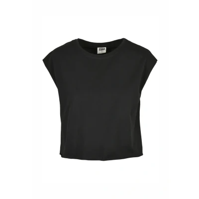 Image of Urban Classics Ladies Organic Short TEE Basic Tshirt, Women&#039;s, Size: 4XL, Schwarz