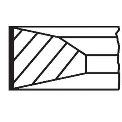 Image of Piston Ring Kit MAHLE ORIGINAL 001 35 N0