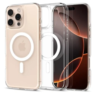 Image of Spigen Ultra Hybrid Magfit TPU Back Cover Transparent Apple iPhone 16 Pro