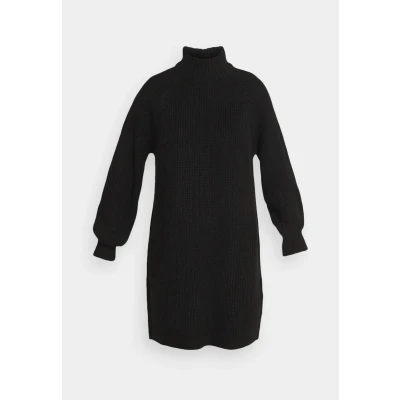 Image of Noisy May Women&#039;s Nmtimmy L/S Knit Dress Noos, Black/, XL