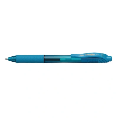 Image of Pentel Energel BL107 SX Tip Retractable Pen, 0.7 mm Sky Blue (Pack of 12)