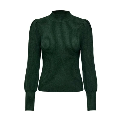 Image of ONLY Mezzo Collo Jumper, Women&#039;s, Size: Medium, Verde