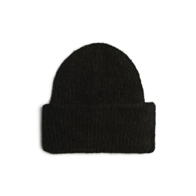 Image of PIECES Women&#039;s Pcbera Wool Hood Noos Beanie Hat, Black, One Size