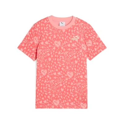Image of PUMA Girl&#039;s Flaming Love AOP Tee G Tees (Pack of 1)