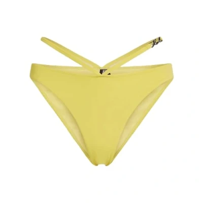 Image of KARL Lagerfeld DNA SIGN Bottoms Bikini bottoms, Women&#039;s, Size: Small, Acacia yellow