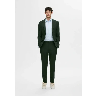 Image of SELECTED HOMME Men&#039;s Slhslim Liam TRS Flex Noos Suit Pants, Forest Night, 22