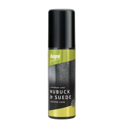 Image of Kaps Shoe conditioner for Nubuck and suede, with sponge applicator, Suede Care, 7 colours, 117 Navy Blue, 75 ml 2.53 fl oz.