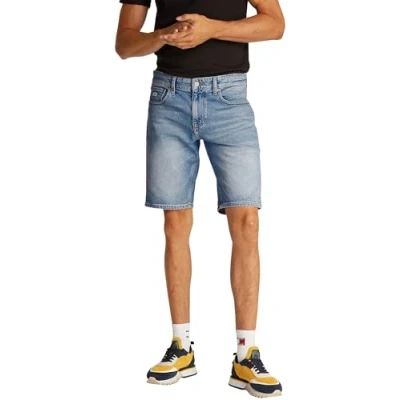 Image of Tommy Jeans Men&#039;s 5 Pocket Shorts, Denim (Denim Light), 28W