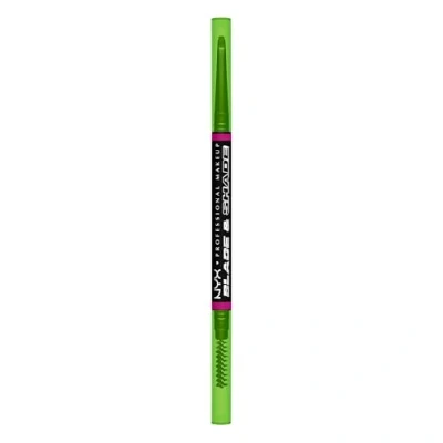 Image of NYX Professional Makeup Blade &amp; Shade, Nano Brow Mechanical Pencil (Various Shades) Black