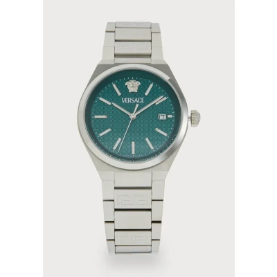 Image of Versace Auria Unisex Watch silvercoloured, Size: One Size, Silver coloured