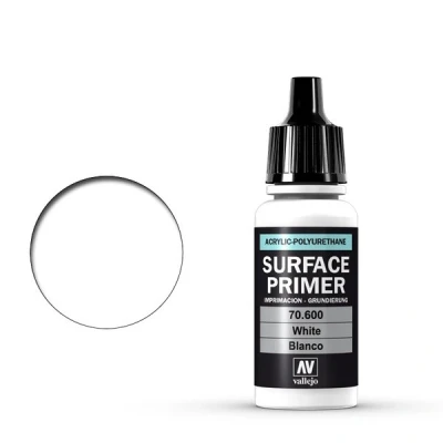 Image of Vallejo Model Color White Polyurethane Primer 17ml
