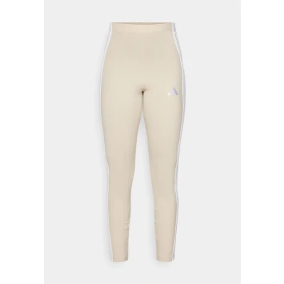 Image of adidas Women&#039;s Essentials 3 Stripes Cotton Leggings Tights