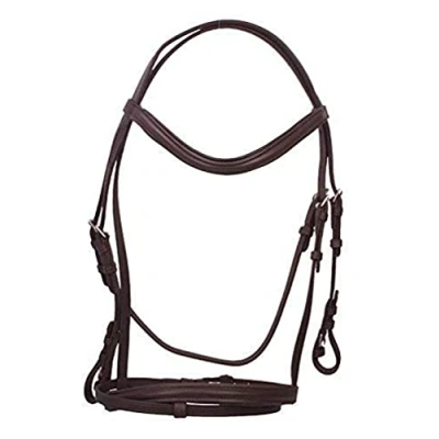 Image of Kerbl 321714 Standard Snaffle Bridle Leather for Shetty Brown